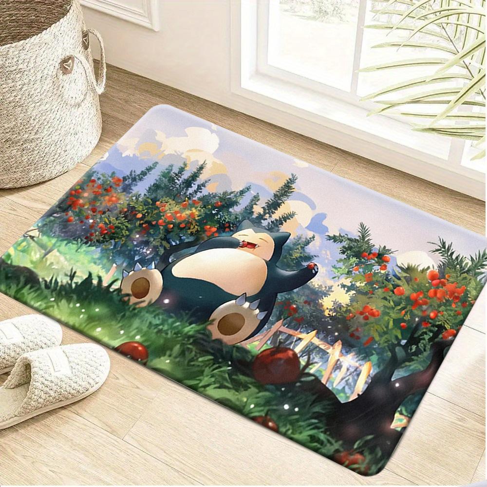Charizard vs Mega Charizard X Fire Battle Print Non-Slip Doormat Soft Floor Mat 40x60cm