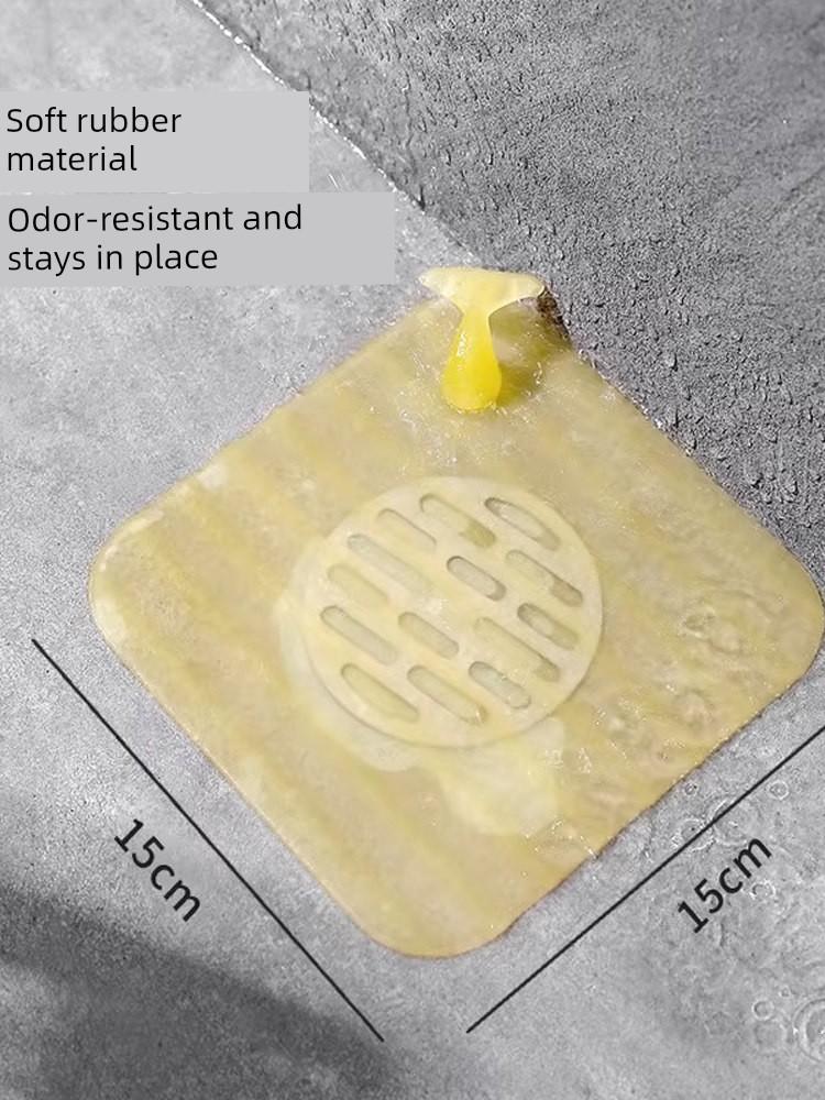 Bathroom Toilet Silicone Drain Cover Seal Anti-Insect Anti-Odor Device Drain Deodorizer Drain Sealing Cover Sticker