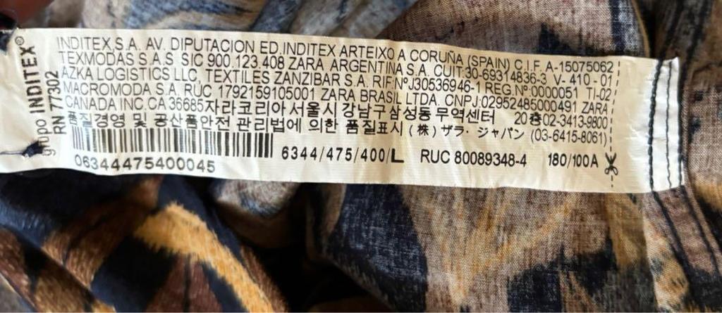 [USED] ZARA BTS V-shirt (Size L)