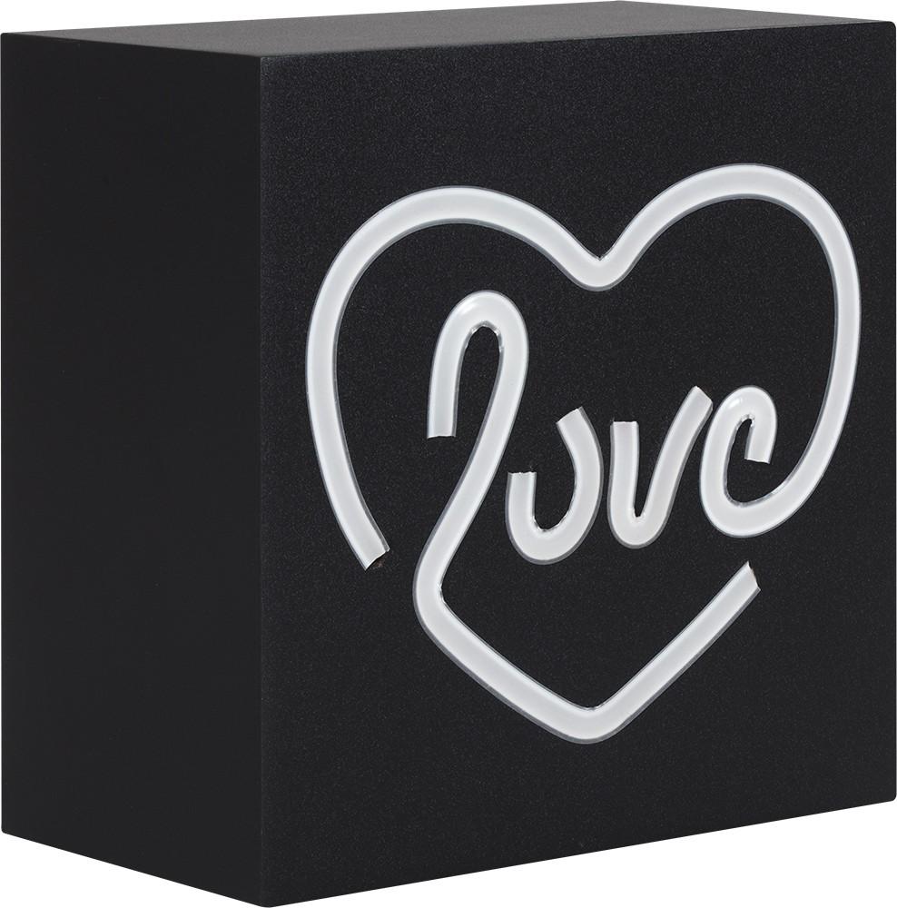 BigBen Bezprzewodowy głośnik Neon Bluetooth® Love / Drewniana obudowa, BigBen