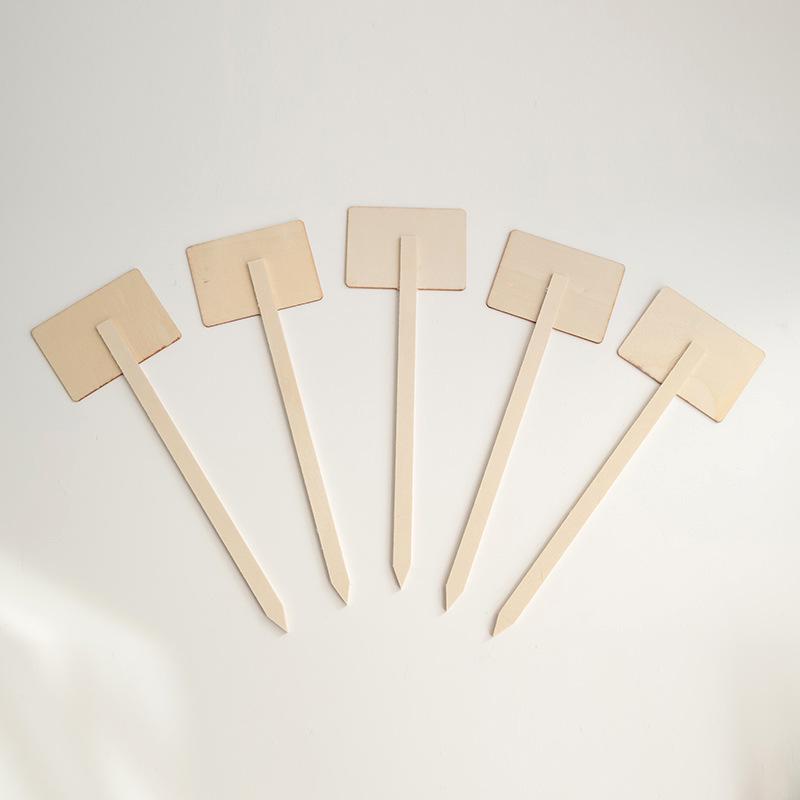 Erasable Wooden Blackboard Plant Labels for Succulents