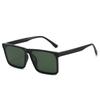 Gm Square Simple Thick Frame Sunglasses Yellow Men'S And Women'S Trendy Brand Retro High-End Sunglasses