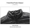 Men's Gray Lightweight Short Down Jacket - 2024 Autumn/Winter Trendy Casual Style