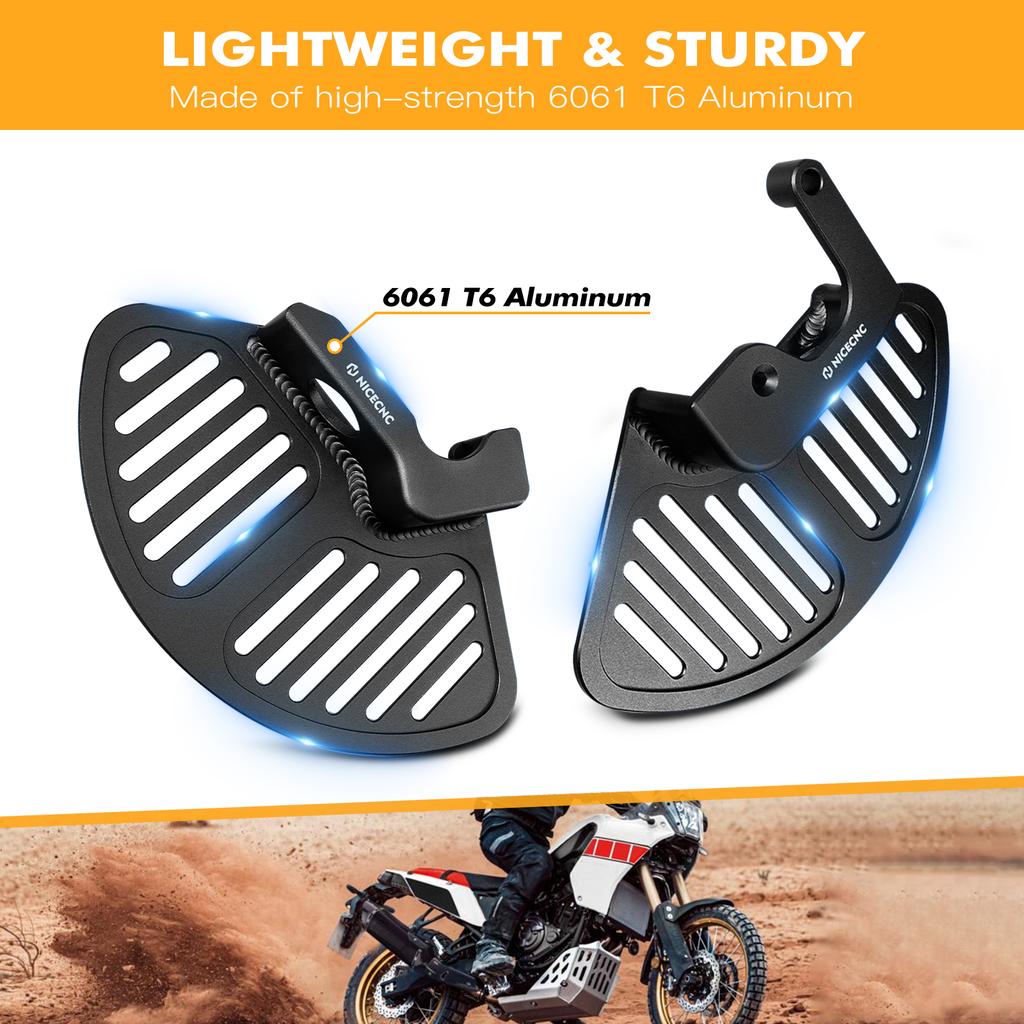 For Yamaha Tenere 700 /XTZ 700 2019-2024 2023 Front Fork Leg Brake Disc Guard Fork Guard Tenere 700 Rally Edition 2020-2024