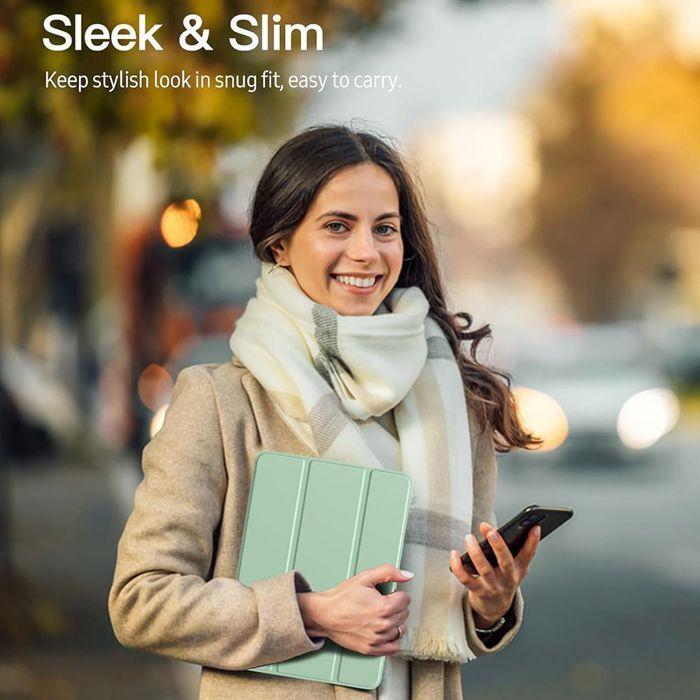 Schutzhülle - E.F.Connection - für iPad Pro 12,9" - Grün - Gehärtetes Glas - Stifthalter