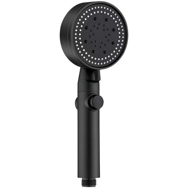 This multi-functional, height-adjustable shower head features 5 modes, adjustable water flow, and a one-touch stop function.