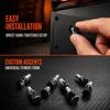 4PCS Universal License Plate Bolts Thread Fasteners  License Frame Upgrade