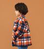 Lee Soft Touch Boa Orange Sizes Jacket, Kids' Check, 110cm-150cm