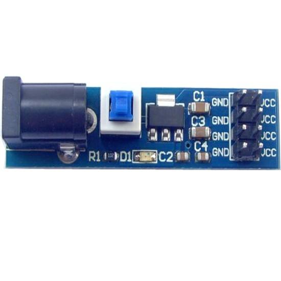 

AMS1117 5V Power Module with DC Socket and Switch 10*10*2 білий