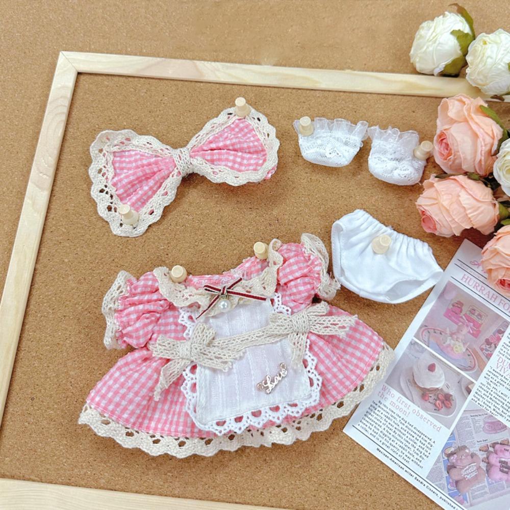 Princess Skirt 20cm Cotton Doll Clothes Lolita Dress Plush Toy Clothes  Doll Accessories