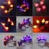 Luminous Halloween Pumpkin & Horn Headband for Kids & Adults