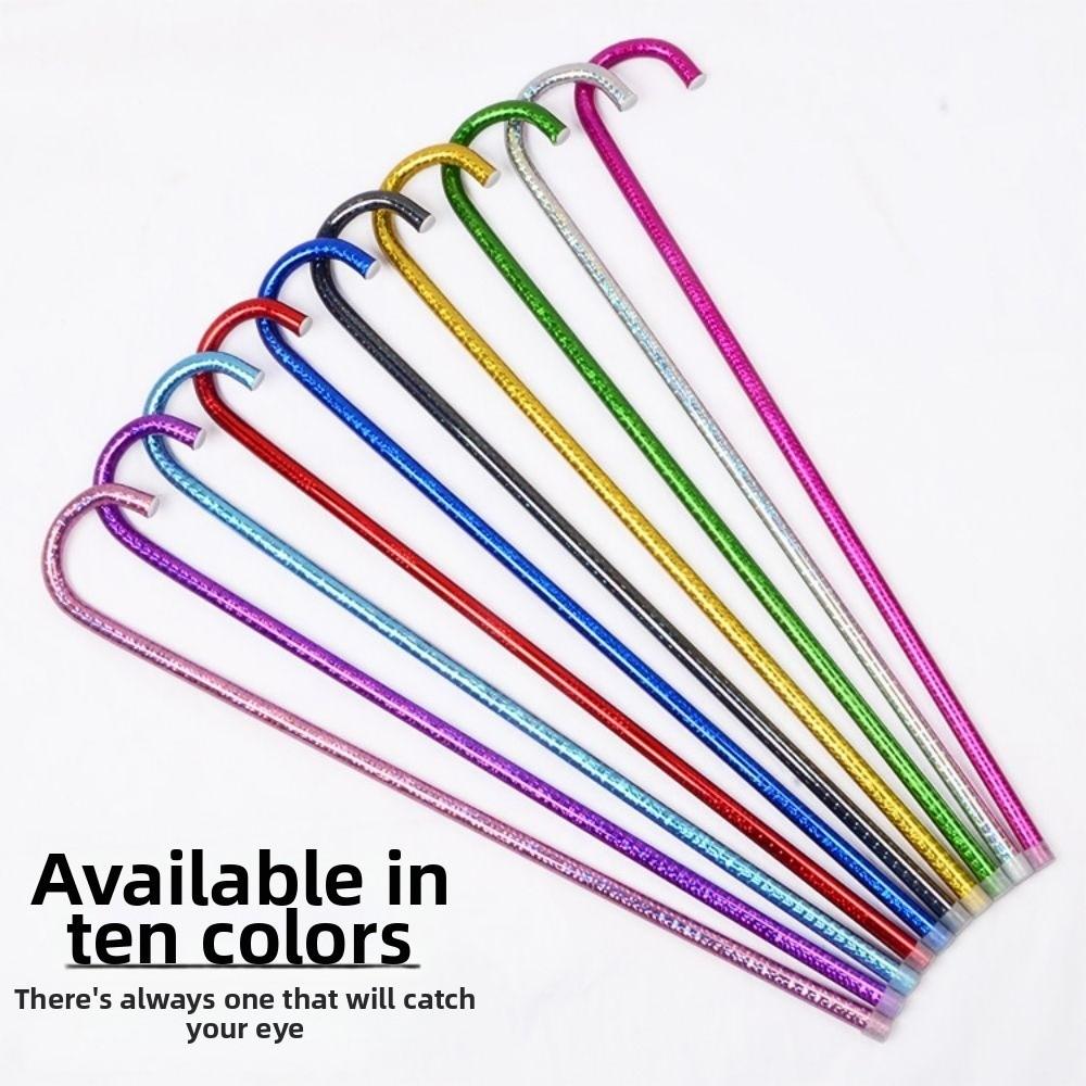 10 Colori Bastone Laser da Ballo per Adulti Bambini 60cm Bastone da Ballo a Mano per Accessori da Ballo