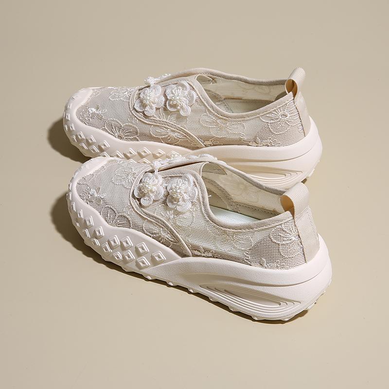 CRLAYDK Women's Lace Loafers Driving Moccasins Casual Slip On Comfort Ladies Lightweight Sneakers Walking Flats Work Shoes