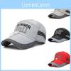Letters Runner Baseball Cap Outdoor Sports Fishing Travel Gifts Breathables