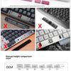 Four-Sided Translucent Color Keycaps for Customized Mechanical Keyboard