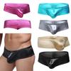 Men Shorts Briefs Low-rise U-Convex Breathable Panties Solid Color High Elasticity Breathable Boxer Underwear