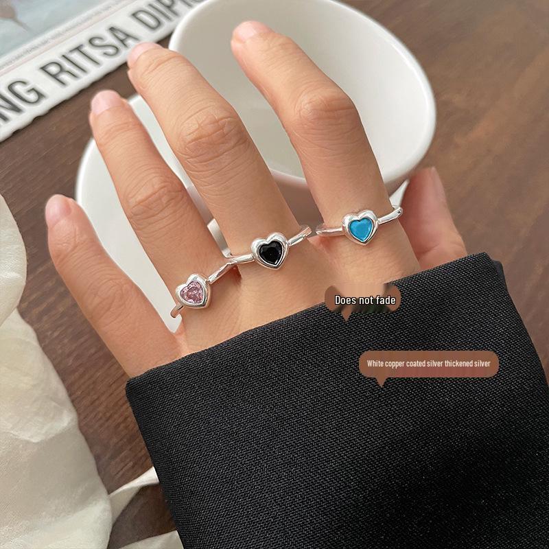 Lan Zhi 925 Sterling Silver Open Ring: Tarnish-Free, Minimalist, Trendy Jewelry for Women.
