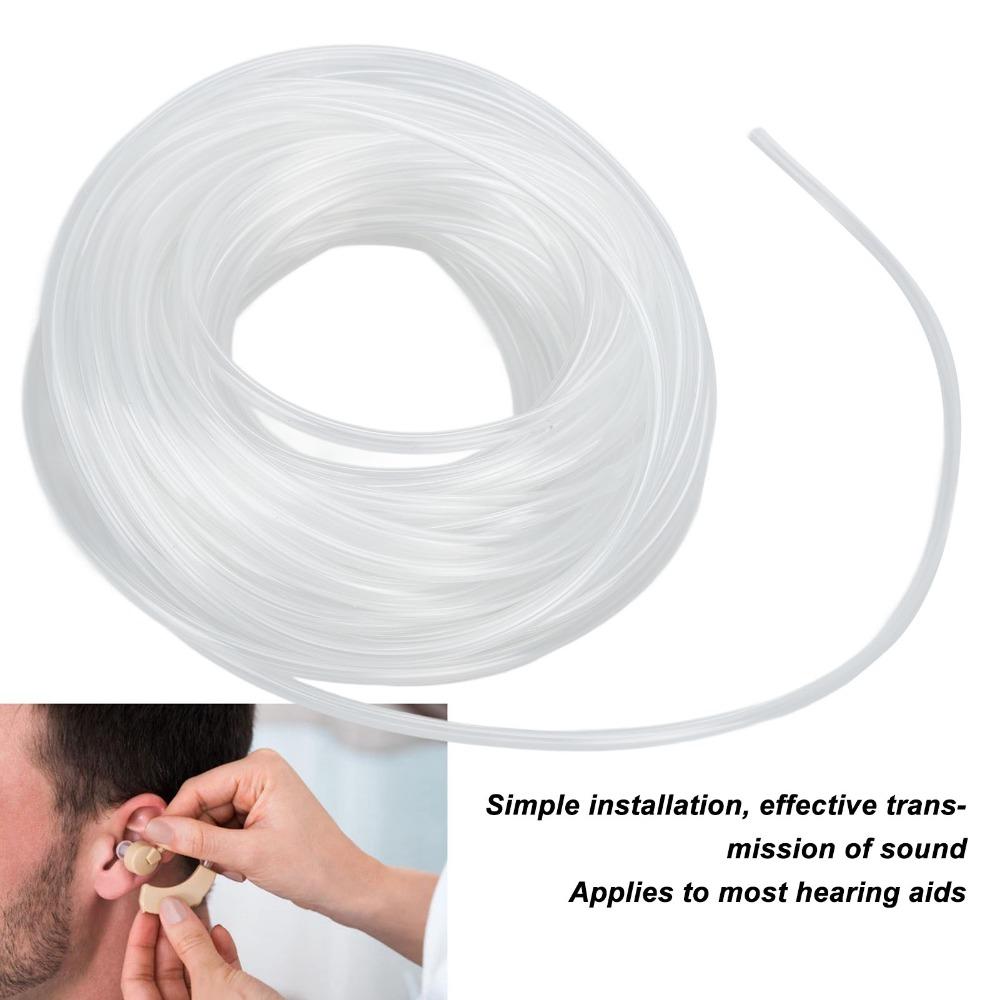 Transparent Earmold Hearing Tube PVC Preformed Sound Tube Hearing Aid Tubing For Hearing Aids
