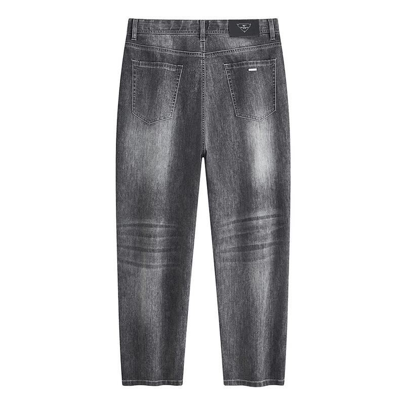 SEPTWOLVES Men's Commuter Color-Block Washed Jeans