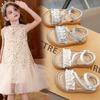 Girls' Sandals2026Summer New Children's Ballet-Style Princess Shoes with Bow and Lace for Baby Girls, Soft Sole Shoes