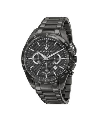 Traguardo Limited Edition Chronograph PVD-Coated Stainless Steel Black Quartz R8873612045 100M Men's Watch