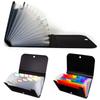 13-layer Small File Wallet Waterproof Accordion Style A6 Accordion Folder Self-adhesive Index Tabs Receipt Folder