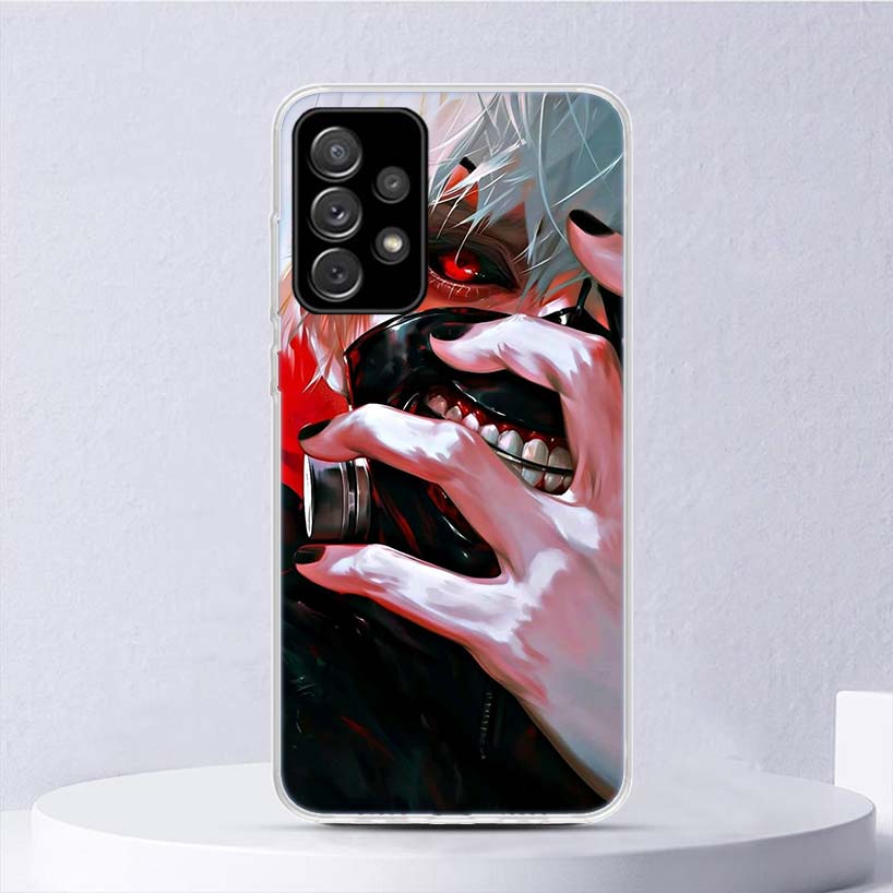 G-Ghoul Tokyo Kaneki Ken Soft Case For Samsung Galaxy A17 A16 A26 A36 A56 A15 A14 A13 A55 A54 A53 Phone Cover A25 A35 A24 A34 A2