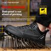 New Men's Safety Shoes with Anti Smashing and Anti Piercing Rubber Soles, Anti Slip and Wear-resistant Work Shoes