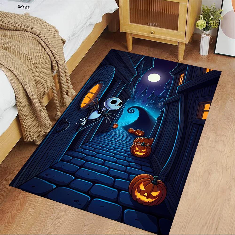 Jack Skellington Carpet Suitable for Balcony Playrooms Dining Room Decorate room Antislip Carpet Decorate Offices Best for Christmas