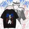 Demon Slayer Tshirt Men Women Anime Peripheral Short Sleeve Kibutsuji Muzan Summer Infinity Castle Trendy Casual Top