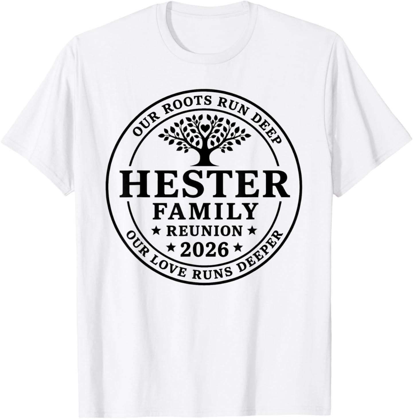 Hester Family Reunion 2026 T-Shirt S разноцветный