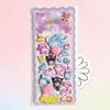 Funny 1/3Pcs Creative Happy Buttocks Stickers Kuromi Melody Soft Pinched Decompression Toy Decals For Phone Notebook Laptop