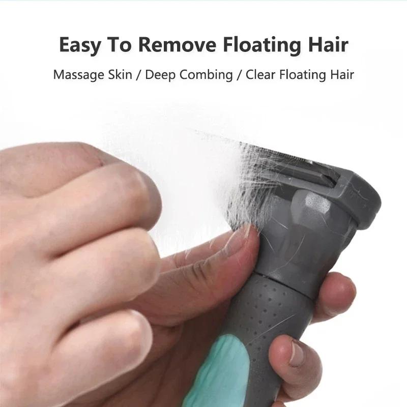 Pet Hair Removal Comb Cat Depilatory Knife Pet Hair Removal Comb Cat and Dog Scraper Knot Remover Golden Retriever Shedding
