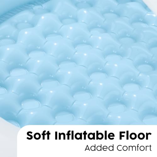 Bestway Sweet Shoppe Shaded Inflatable Kids' Pool with Water Play and Shade, 1.04m Diameter X 84cm High, Product Number: 52638