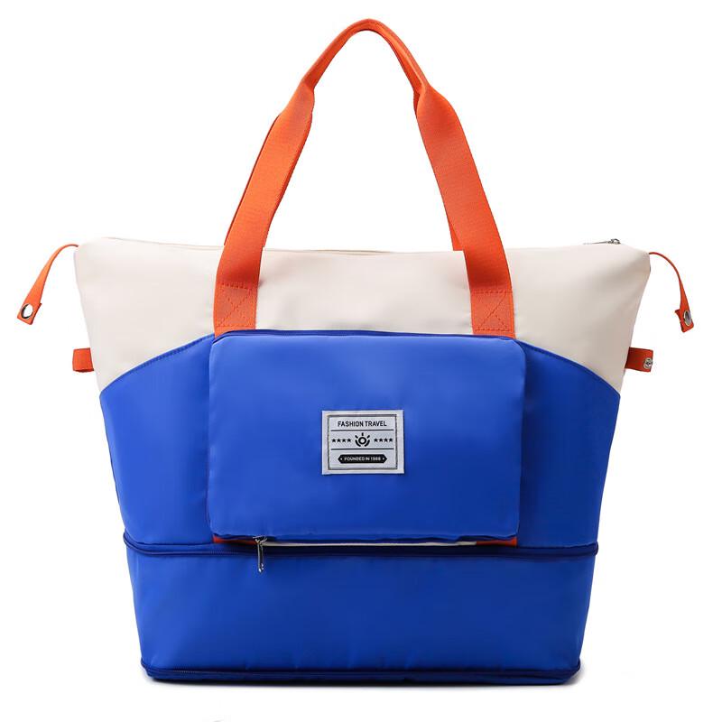 Color-block Travel Sports Duffle Bag