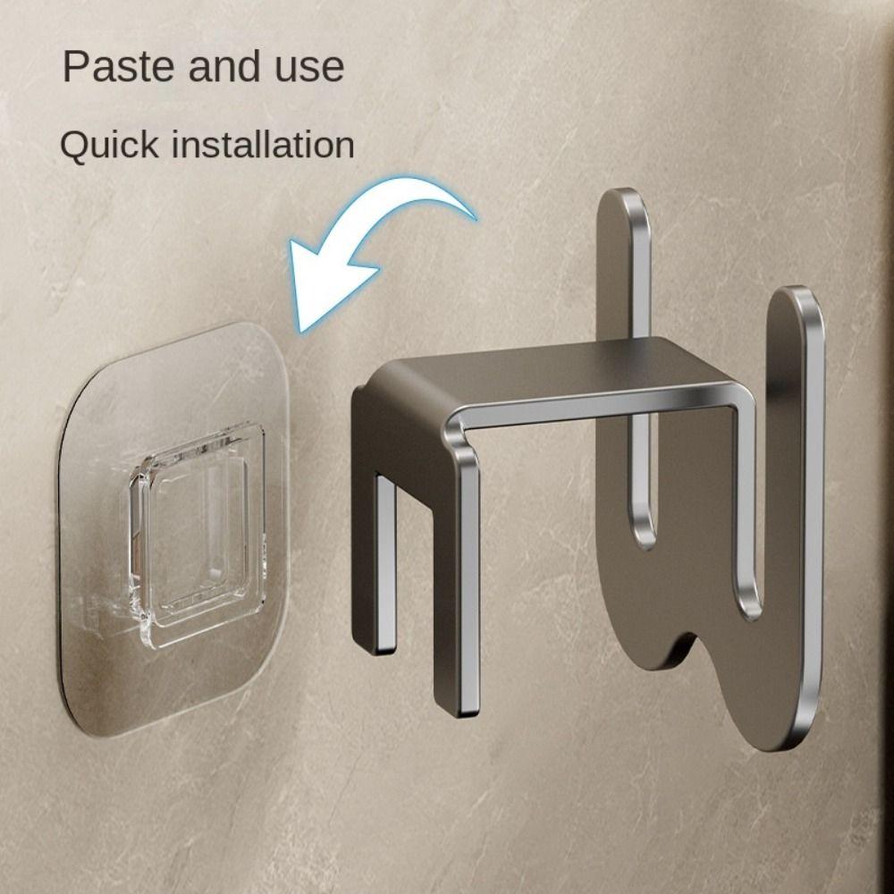 Space-saving Slippers Hanging Shelf Multifunctional Toilet Shoes Rack  Home Bedroom Storage Hook
