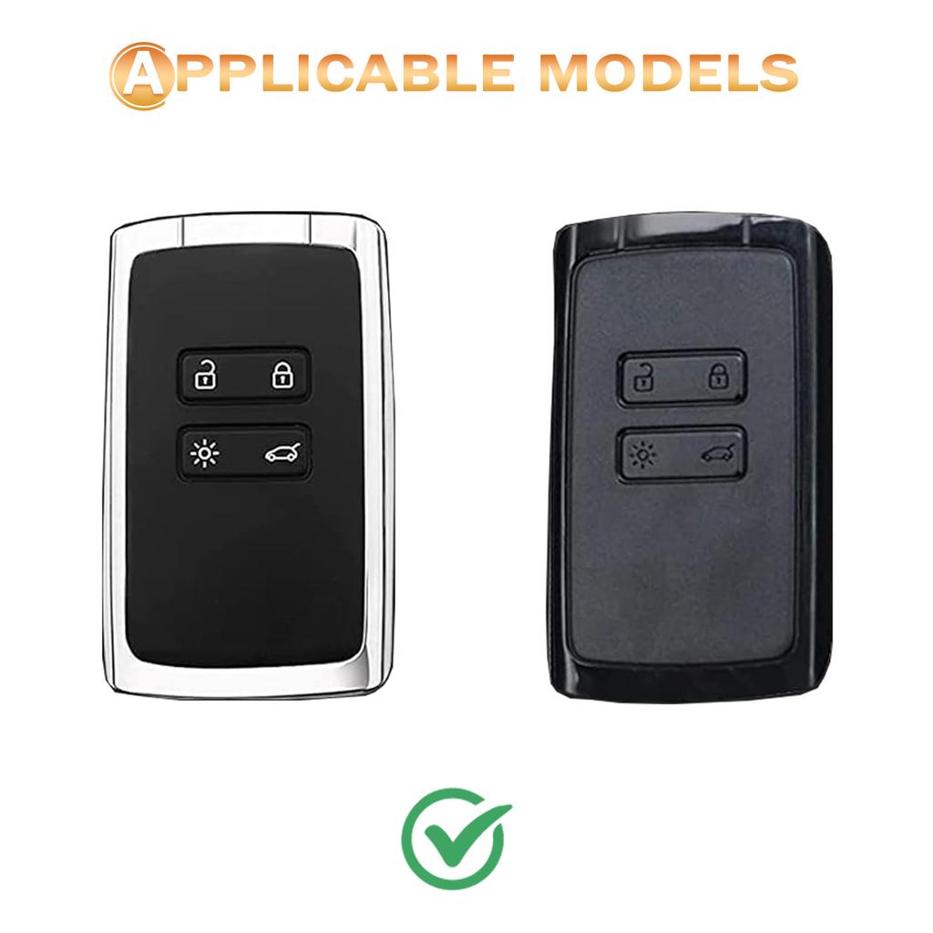 Car Key Case Cover For Renault Koleos Kadjar Captur Megane Talisman Espace ClioTPU Car Key Case Cover Fob Keychain 4 Buttons