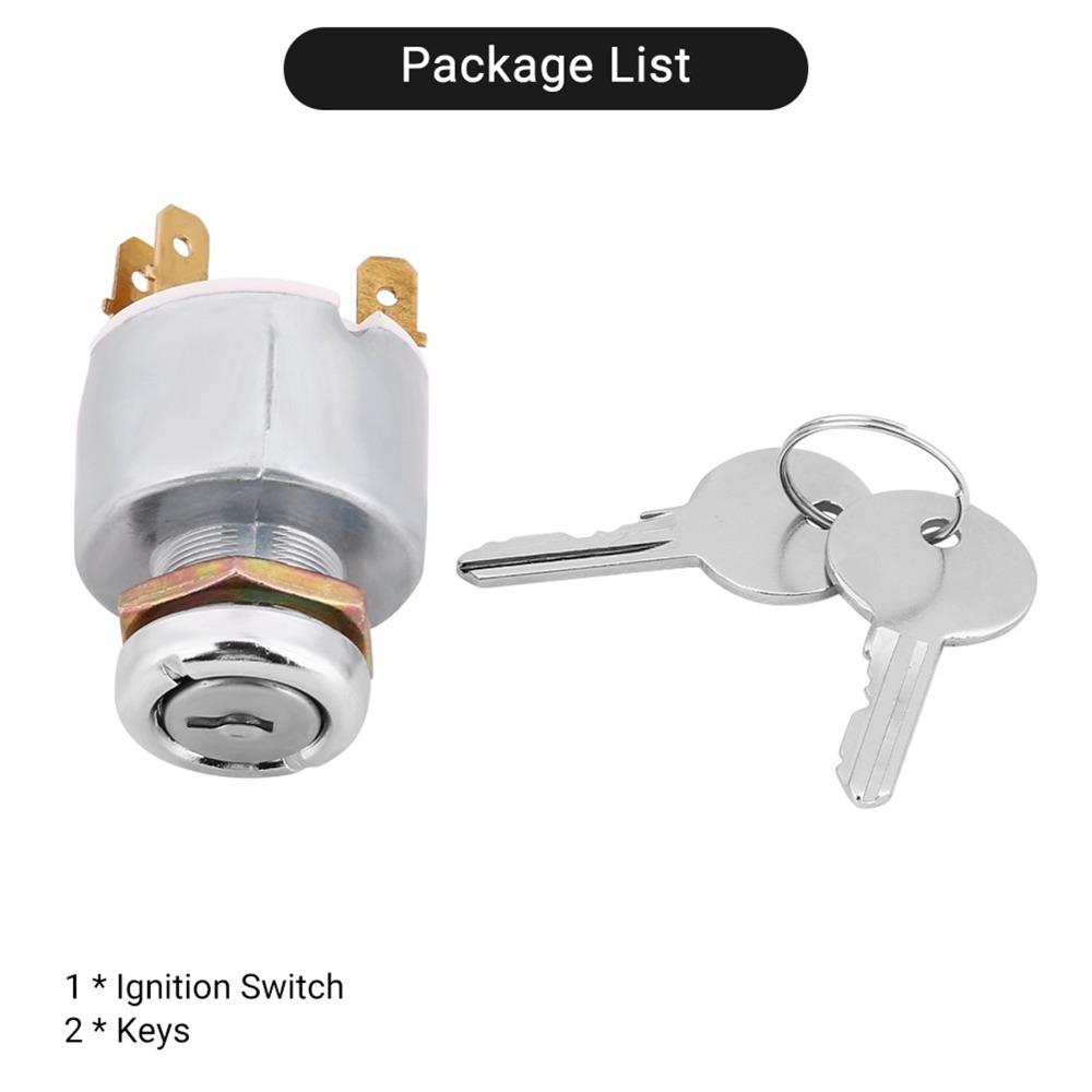 ON OFF Start Ignition Switch Barrel 12V Car Ignition Switch  For Car Motorcycle Boat
