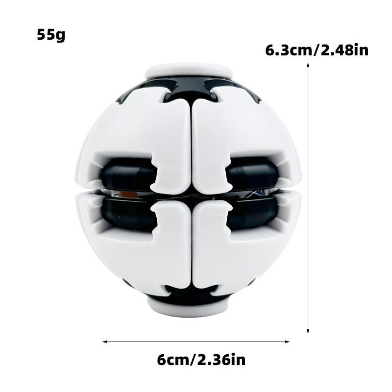 Hand Press Spin Ball Toy With 3d Printing Material For Stress Relief And Finger Training