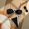 Women's  Split  Bikini Swimsuit Sport Swimsuit