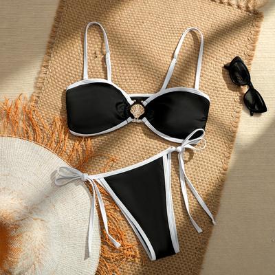 Damski Podzielony Kostium Kąpielowy Bikini Sportowy Kostium Kąpielowy