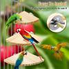 Bird Perch Platform Stand Wood Bird Platform Parrot Stand Playground Cage for Small Anminals Rat Hamster Gerbil Rat Mouse