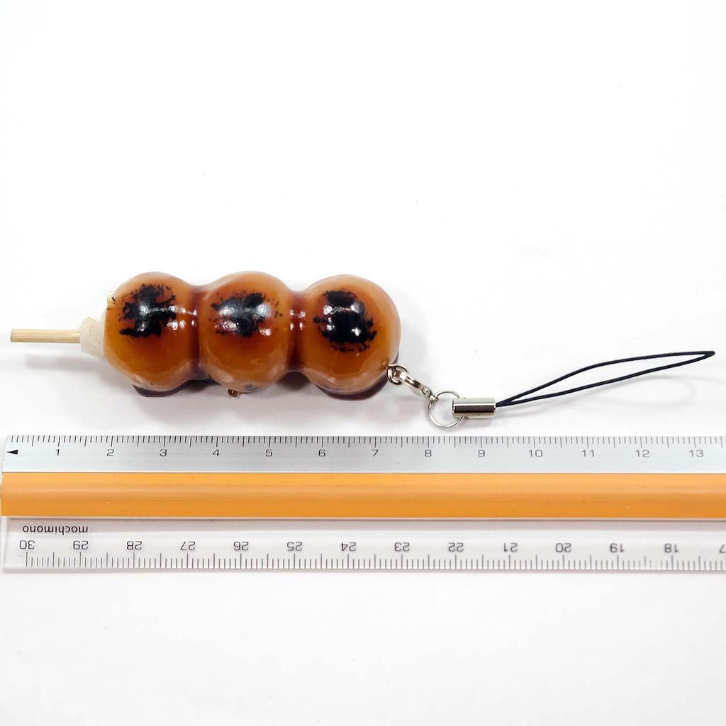 Food replica strap Mitarashi dango that look like they could eat them 110OS - (rice dumplings) -