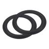 Uxcell Rubber Speaker Foam Edge Surround 132mm X Perforated Subwoofer Replacement Parts for Speaker Repair or Set of 2 Rings, 8" 195mm, Rings, DIY,