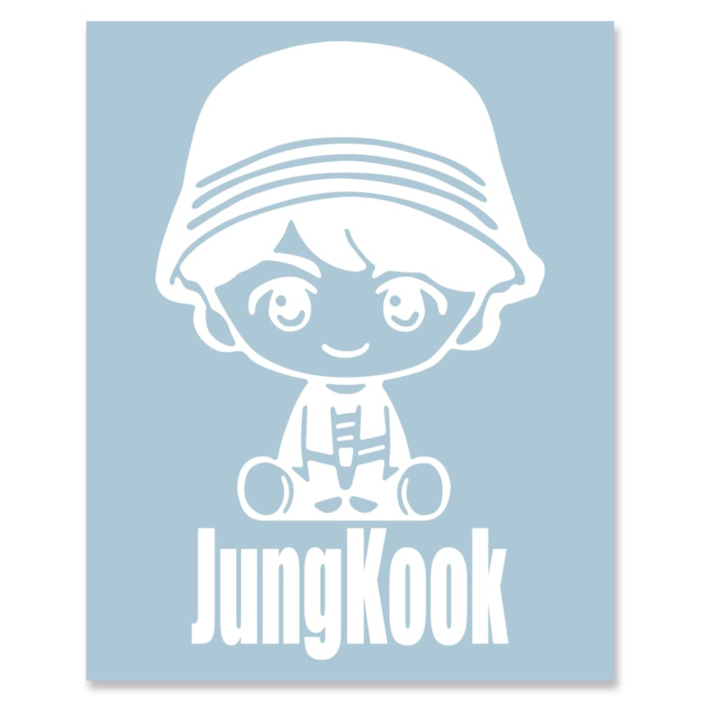 

Sticker White 121W JungKook (Small) белый