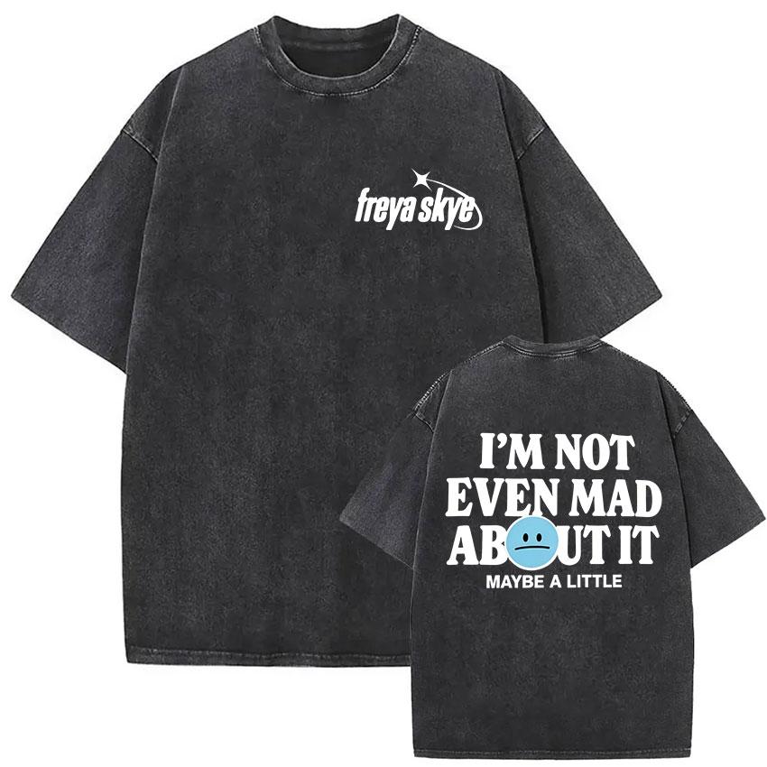 T-shirt Grafica Vintage Lavata Freya Skye Stars Align Tour Uomo Donna Estate Alta Qualità Moda Oversize Cotone