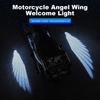 2Pcs Motorcycle Led Light Waterproof Angel Wings LED Tail Lights Super Bright Motorcycle Spotlight Decorative Lamp Accessories