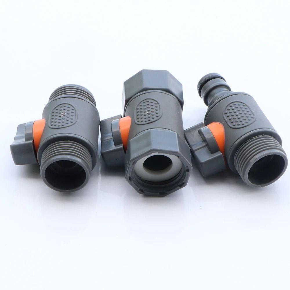 1Pcs Connect Repair Coupling Joint Extender Ball Valve Garden Irrigation Stop Water Pipe Tube Hose Adapter Pipe Fitting Adapter