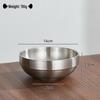 ZISIZ Korean Stainless Steel Anti-Scald Double-Layer Bowl