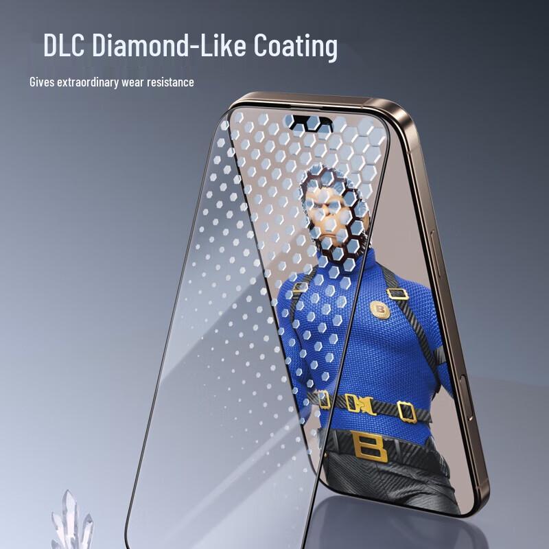 Mr. Blue Gorilla iPhone 16 Pro Tempered Glass Screen Protector